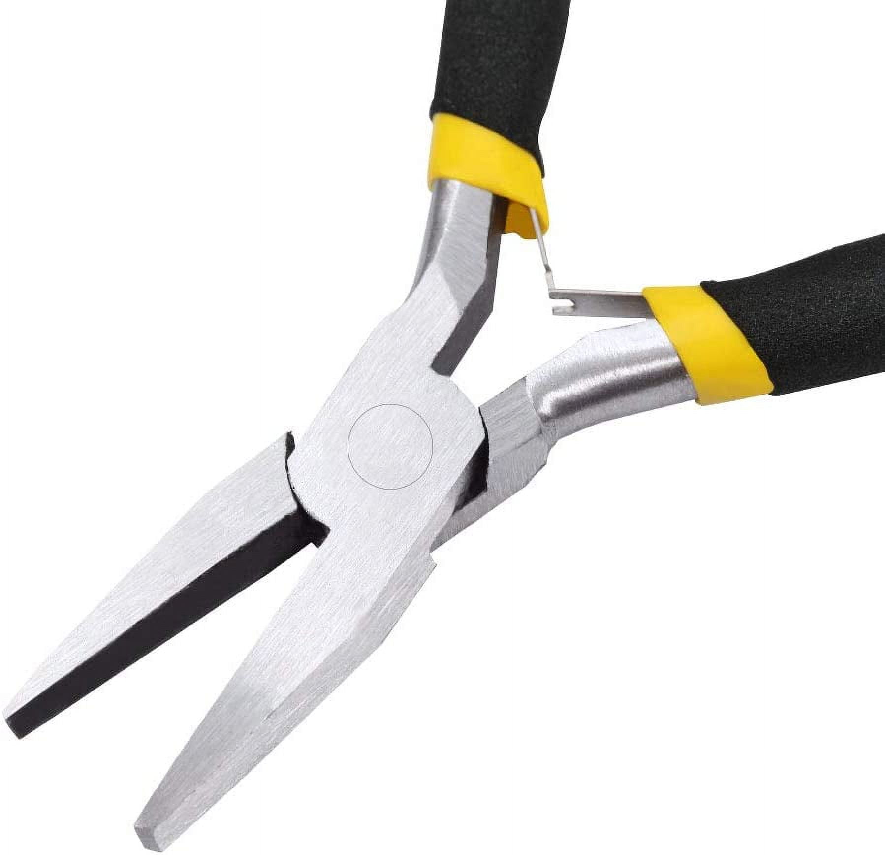 4.5-Inch Flat Nose Pliers for Jewelry Making Duck Bill Pliers Smooth Jaw  Pliers Wire Bending Pliers Wire Straightener Ring Opening Precision Jewelry  Making Plier 