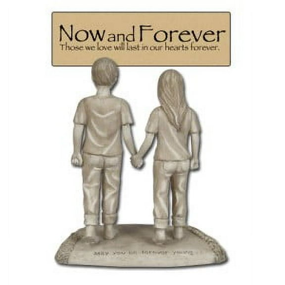 4.5 Inch Forever Young and in Love Couple Keepsake Statue Figurine