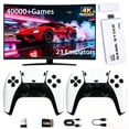 thumbnail image 1 of 2026 Upgraded Gaming Console,40000+Games and 23 Emulators,128GB , Plug and Play 4K HD HDMI TV Game Stick, with Dual 2.4G Wireless Controllers, 1 of 7