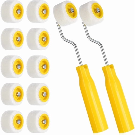 4/5 Inch Mini Paint Roller, Foam Roller Paint, Tiny Painting Tool for Touch Up Trim Edge or Corner