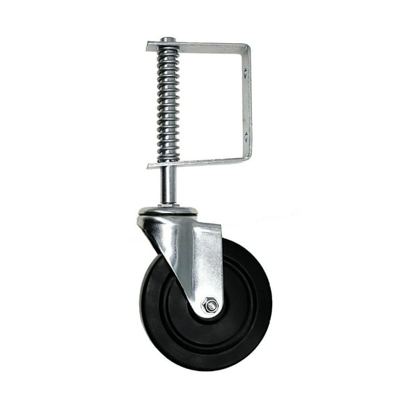 4/5 Inch Spring-loaded Casters Universal Wheel Gate Spring Wheels Home Iron Fences Warehouse Gate Replacement Caster