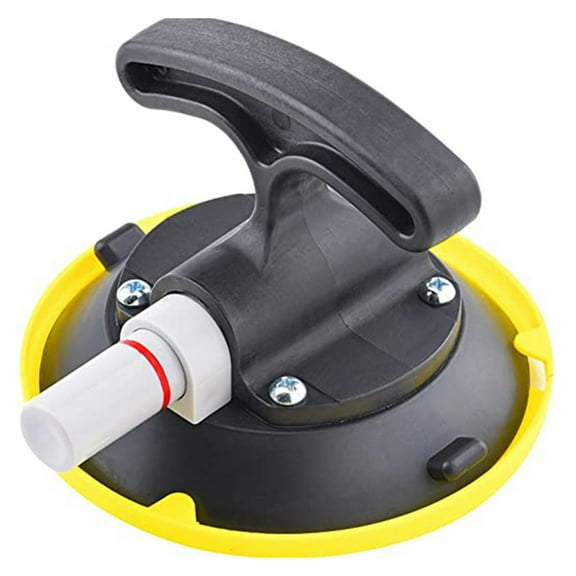 4.5 Inch Suction Cup Pump Active T-Handle Vacuum Lifter For Flat And Curved Surface Glass And Tile Professional Countertop Installation Tool ,Strong suction
