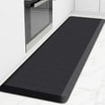 thumbnail image 1 of 4/5 Inch Thick Kitchen Mat Cushioned Anti-Fatigue Floor Mat Waterproof Non-Slip Mats and Rugs Standing and Comfort Desk Mats for House Sink Office Laundry (Black, 24"x70"), 1 of 7