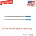 thumbnail image 1 of 4.5" L116Mm Ballpoint Metal Ballpen Refill 2Pcs Blue Fits For Cross 8511 8513, 1 of 4