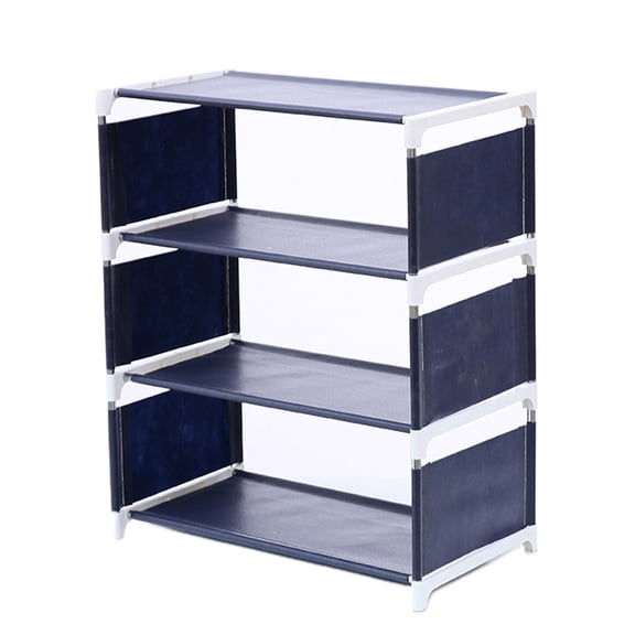 4/5 Layers Multipurpose Non-Woven Free-Standing Shoe Rack Dustproof Modern Cabinet Cloest Entryway DIY Stand Storage Organizer Shelf
