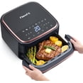 thumbnail image 1 of 4.5 QT Air Fryer Oven with 11 Presets Dual Heating 360 ° Airflow Viewing Window Touch Display Nonstick Basket, 1 of 6