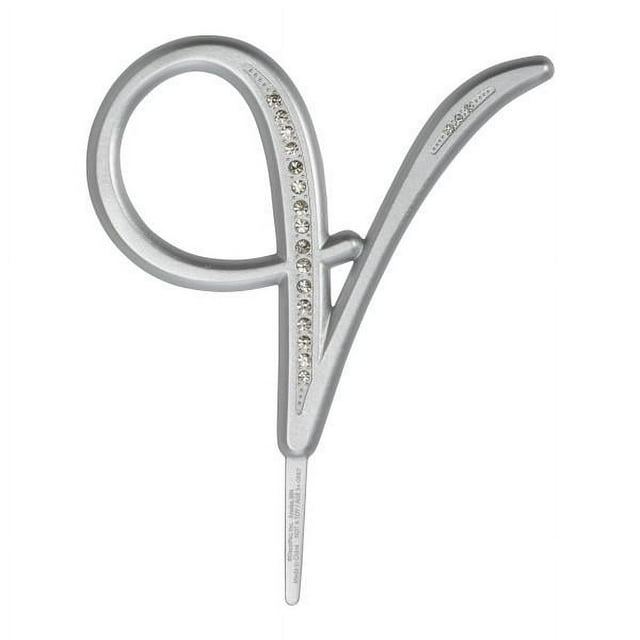 4.5" V Diamond Letter Monogram