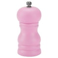 thumbnail image 1 of 4.5" Wooden Pepper Grinder Adjustable Coarseness Salt Mills Shakers for Kitchen Restaurant Cooking Pink, 1 of 4