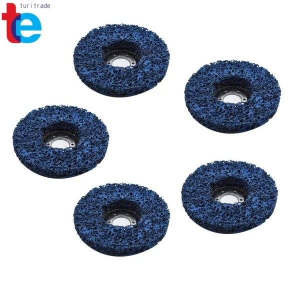 4.5" X 7/8" Strip Disc Wheel Paint Rust Removal Clean For Angle Grinder 5 Pack