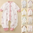 thumbnail image 1 of 4-5 Years Newborn Baby Proof Sleeping Bag For Infant Clothing With No Bones Split Leg Clothing For Crawling Purple, 1 of 5