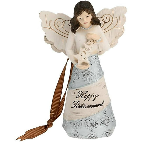 4.5 in. Angel-Happy Retirement Ornament