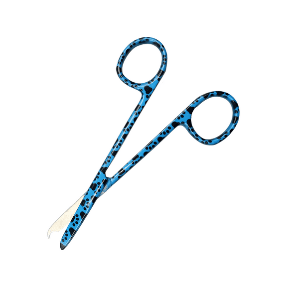 4.5 in. Cynamed Suture Stitch Scissors with Blue Paws