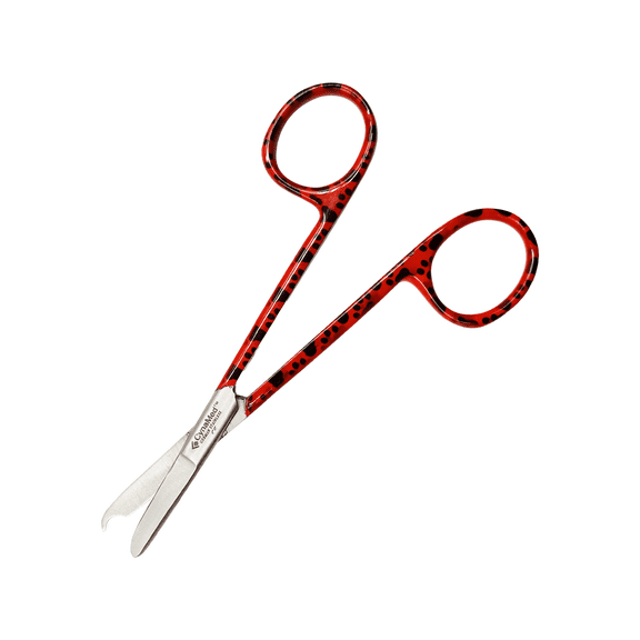 4.5 in. Cynamed Suture Stitch Scissors with Red Paws 1