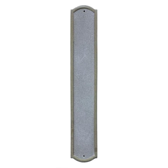 4.5 in. Knoll Brook Vertical Crushed Stone Do It Yourself Kit Address Plaque in Slate Color