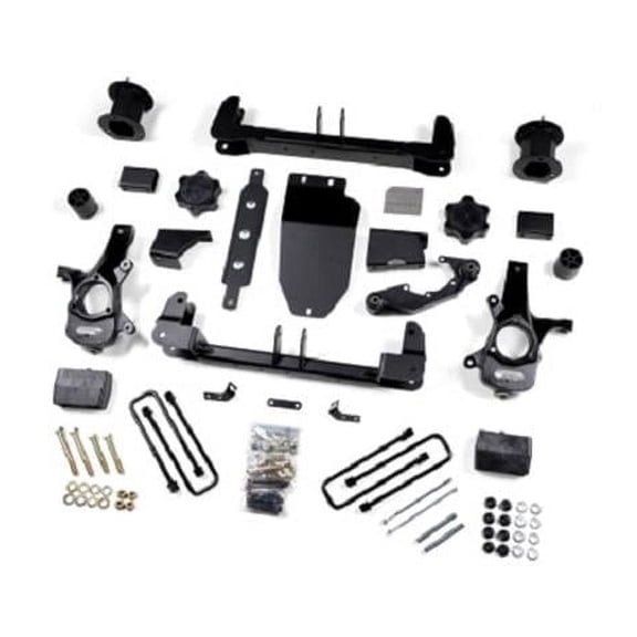 4.5 in. Rear Block Kit with Overload for 2020-c Chevy & GMC 2500HD 3500HD