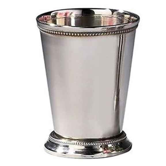 4.5 in. Stainless Steel Beaded Mint Julep Cup