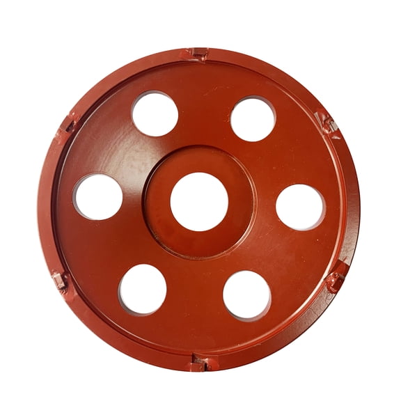 4.5 inch (115mm) PCD Grinding Cup Wheel with 6 PCD Segments 7/8 inch Arbor for Removing/Grinding Off Epoxy/Asphalt Surface/Floor coatings/Vinyl/Glues