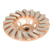 4.5 inch Diamond Cup Grinding Wheels 18 Row Segments 5/8"-11 Arbor for Concrete and Masonry Angle Grinder