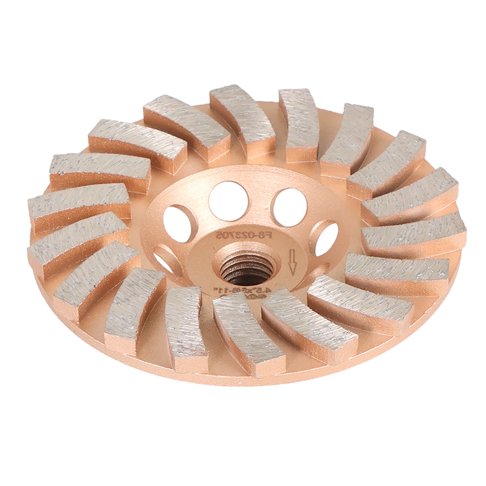 DiamaPro Systems Non Threaded T Segment Grinding Cup Wheel, (2 Pack - View #8