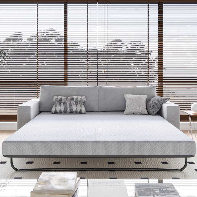 4.5 inch Memory Foam Mattress for Replacement, Sofa Bed Mattress, Queen