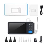 4.5 inch Screen Digital Otoscope 3.9mm Ear Wax Removal 1080P HD Ear Endoscope Camera with 6 LED 32GB Card Support Photo Video ,Various Applicable