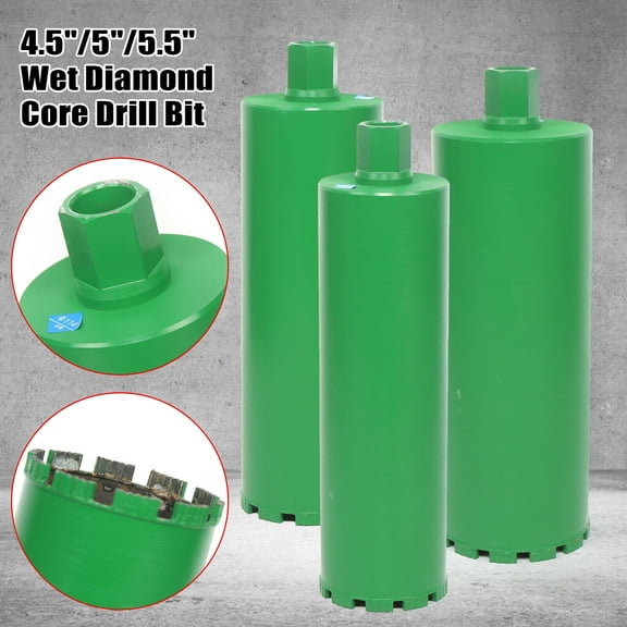 4.5 inch Wet Diamond Core Bit Hole Saw Wet Core Concrete Brick Drilling Bits