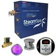 thumbnail image 1 of 4.5 kW Indulgence QuickStart Acu-Steam Bath Generator Pack with Built-in Auto Drain - Polished Chrome, 1 of 1