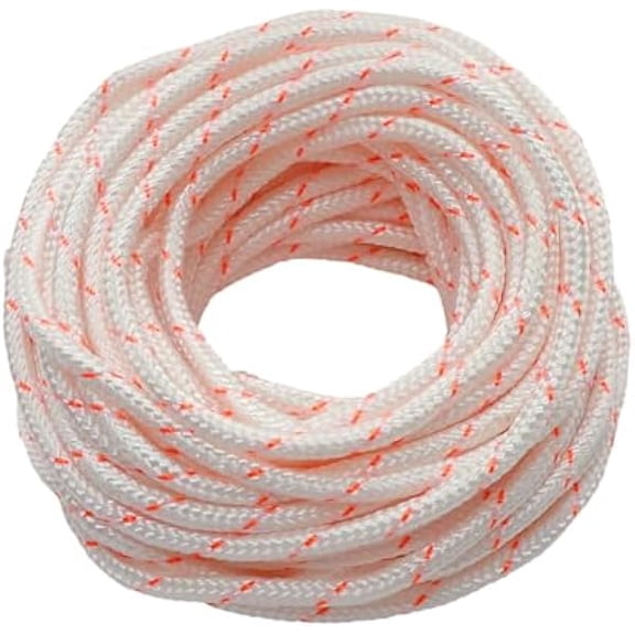 4.5 mm x 10 m Recoil Starter Rope Pull Cord Nylon Replacement, Red