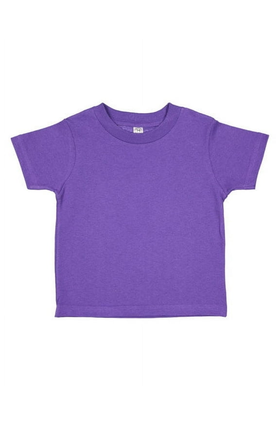 4.5-ounce Boy's Fine Boy's Jersey Purple Cotton T-shirt
