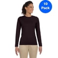 thumbnail image 1 of 4.5 oz. SoftStyle Junior Fit Long-Sleeve T-Shirt 10 Pack, 1 of 2