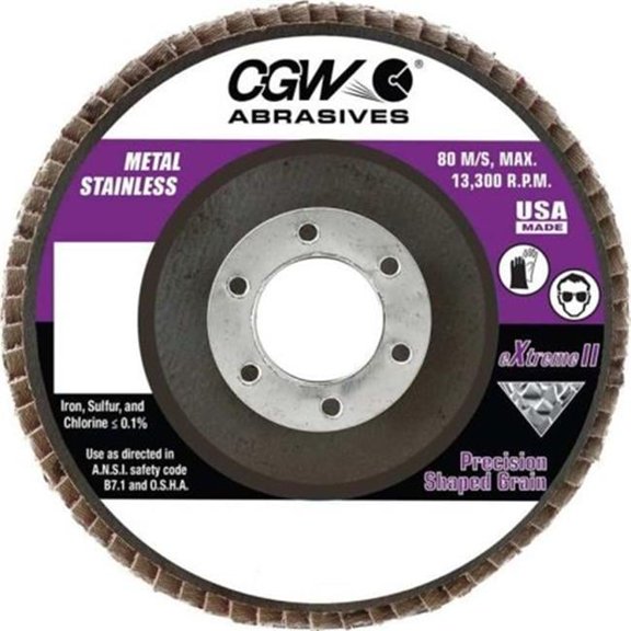 4.5 x 0.875 T27 PSG Extreme II Flap Disc, Purple
