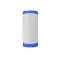 thumbnail image 1 of 4.5" x 10" Whole House Big Blue Refillable Water Filter Cartridge - GAC Catalytic Carbon + Birm + KDF 85: Removes Iron, Manganese, Hydrogen Sulfide - Rotten Egg Smell, 1 of 2