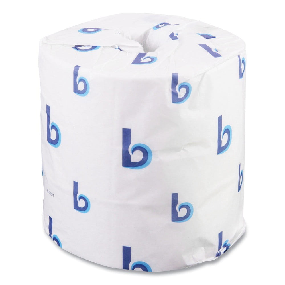 4.5" x 4.5" 2-Ply Septic Safe Toilet Tissue - WT (96/Carton) New