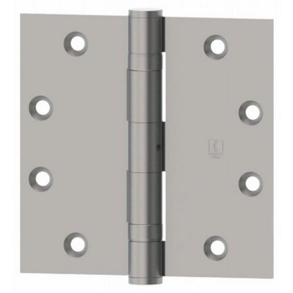 4.5 x 4.5 in. Full Mortise Standard Weight Ball Bearing Hinge, No. 010108 Satin Chrome