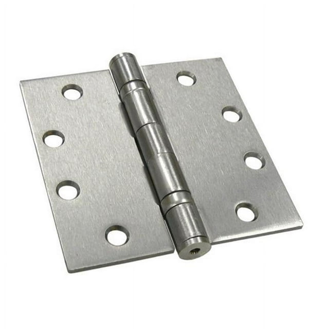 4.5 x 4.5 in. Heavy Duty Square Ball Bearings Hinge, Satin Chrome - Steel - 30 Case - Pack of 2
