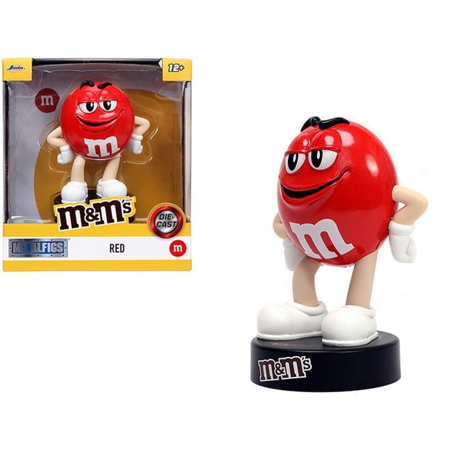 4.5 x 4 in. Red M&Ms 4.5 Diecast Figurine Metal Figure, Red