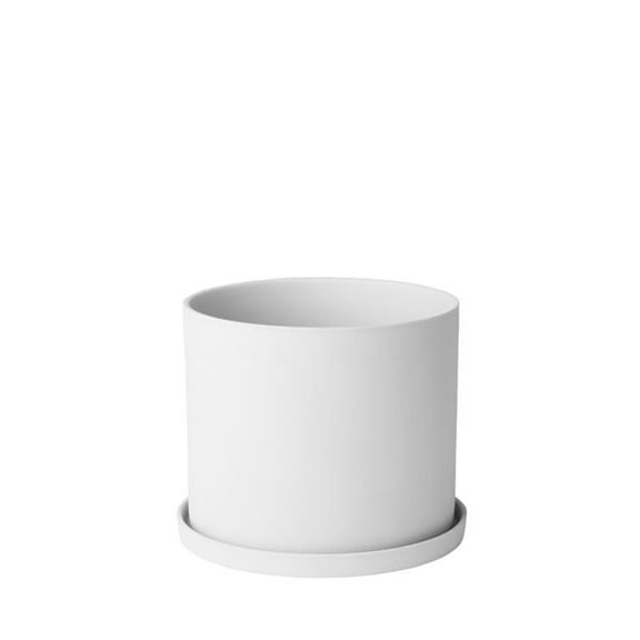 4.5 x 5.9 in. Nona Herb Pot, White