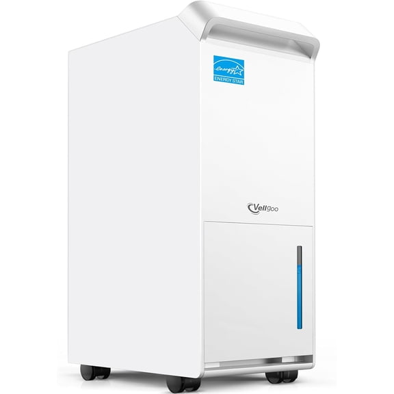 4,500 Sq.Ft Most Efficient Energy Star 2025 Dehumidifier, Max 70 Pint/D (Standard 56 Pint/D) Dehumidifier for Basement with Drain Hose, Smart Humidity Control, Home, Bathroom, Gara