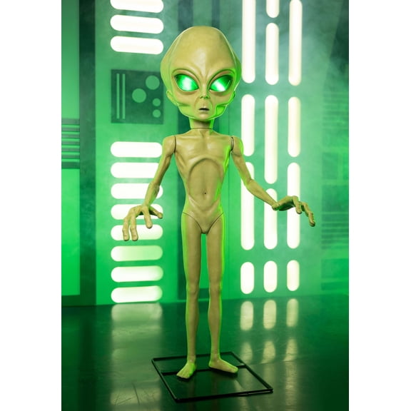 4.5FT Area 51 Roswell Alien Animatronic Decoration