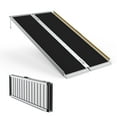 4.5FT Portable Wheelchair Ramp with Load-Reducing Shoulder Strap ...