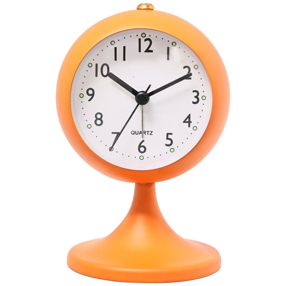 4.5In Alarm Clock Bedside Luminous Home Living Room Spherical Trumpet Clock