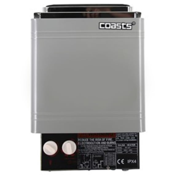 4.5KW / 240V Compact SAUNA HEATER STOVE for HOME DRY Sauna & Computer Room