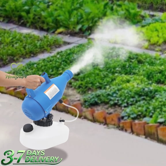 4.5L (1.2 Gallon) Electric ULV Portable Fogger Sprayer Machine, Mist Cold Fogger Machine, Spraying Distance 30ft with 16.4ft Cord Atomizer, for Home,Hotel,Church,School,Lawn and Garden
