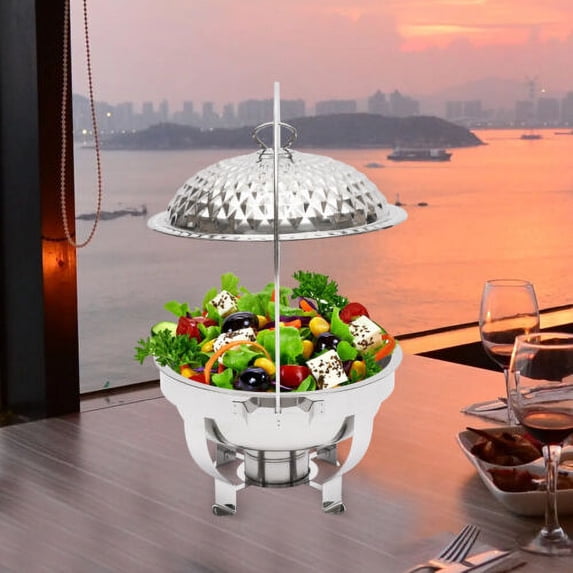 4.5L Chafing Dish Buffet Set Round Stainless Steel Chafer Buffet Server