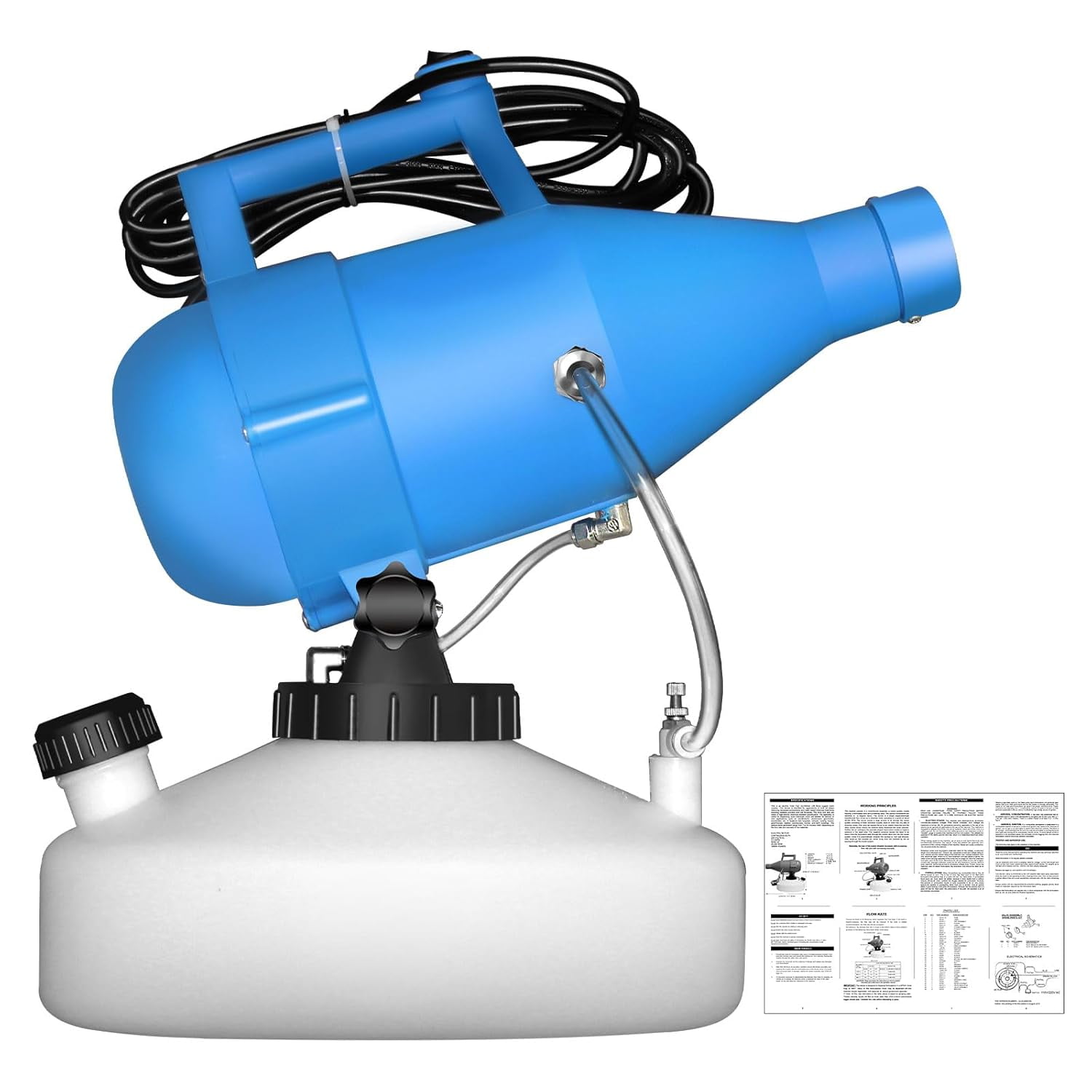 4.5L Electric ULV Portable Fogger Sprayer Machine,Mist Cold Fogger ...