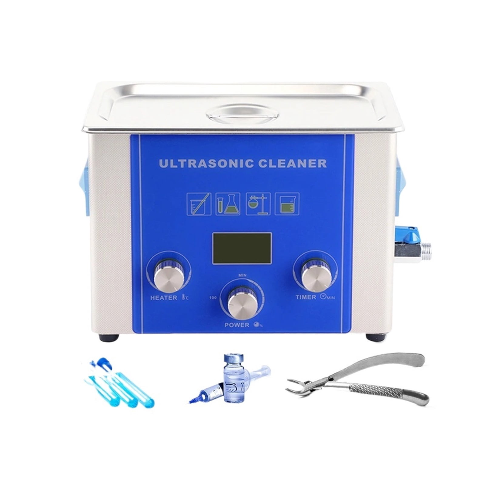 4.5L Ultrasonic Cleaner Bath Circuit Board Ultrasound Cleaning Carbon CD PCB Washing Machine Stainless Tank