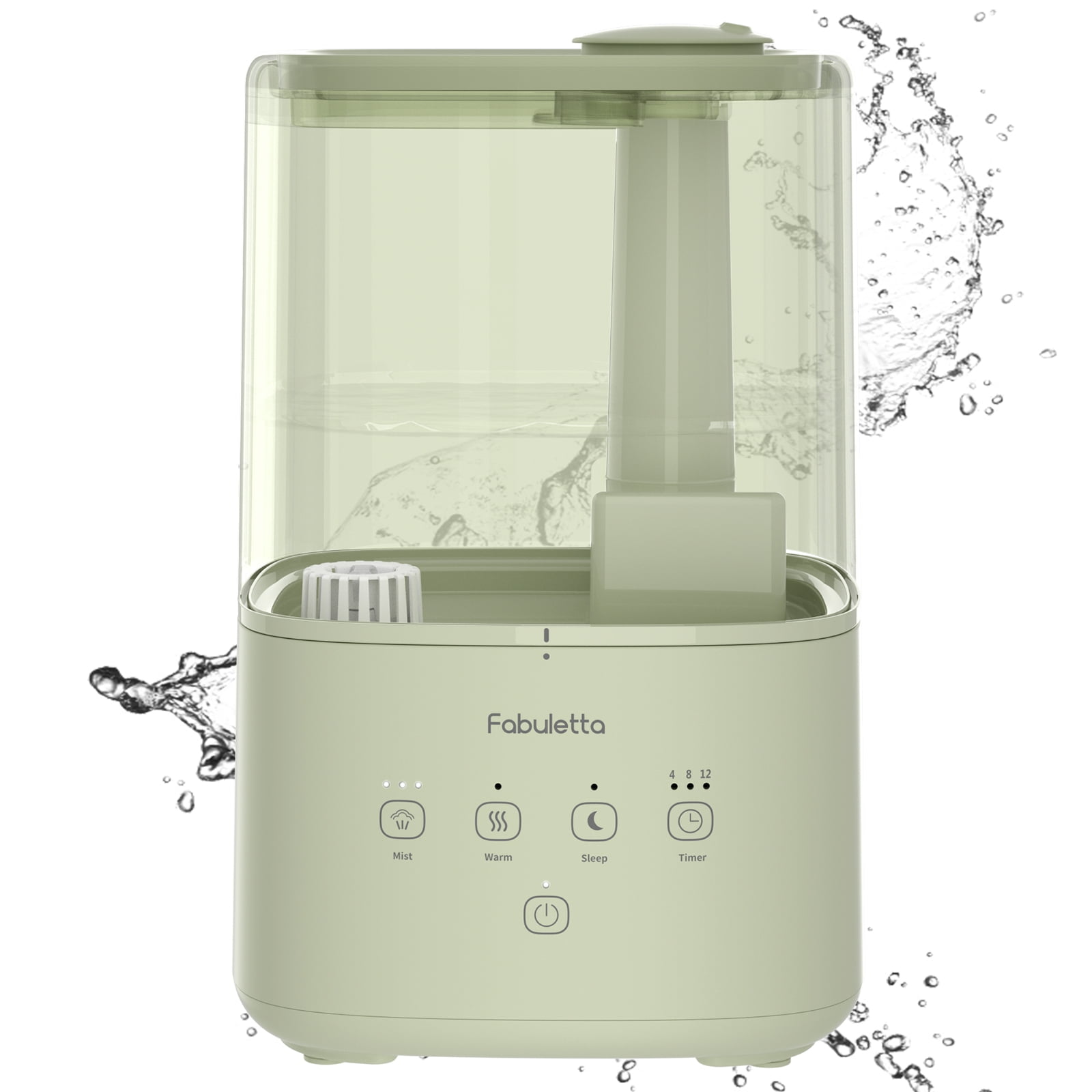 4.5L Ultrasonic Humidifiers For Bedroom, Fabuletta Cool&Warm Mist