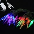 4.5M 28LED Christmas Icicle String Lights Fairy Lights with Batteries