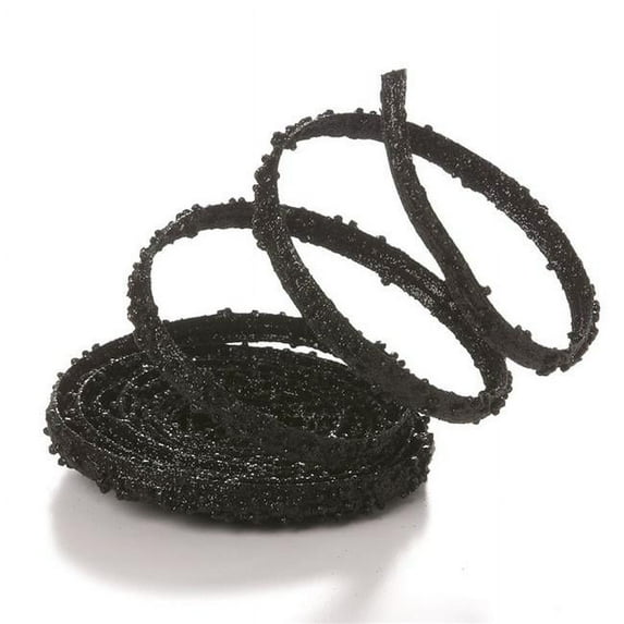 4.5M Black Glitz Ribbon
