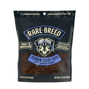 Rare Breed Pet Treats, Tender Meat Cuts, Made with Pork, 4.5 Ounce Dog Treats